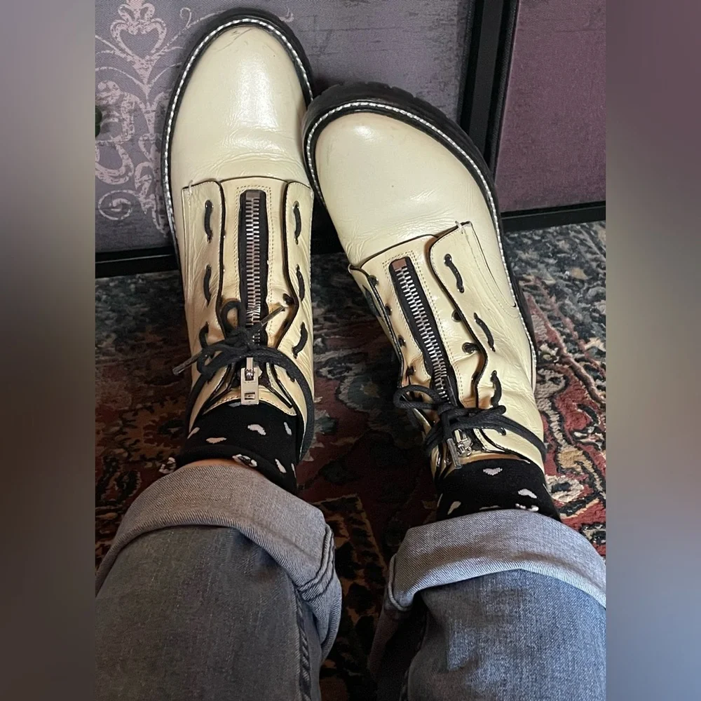Rag & Bone Cannon Crinkle Ankle Boots - Picture 6 of 10